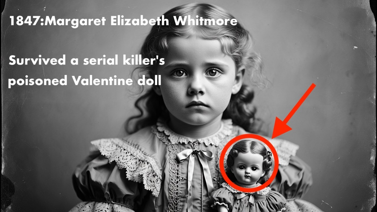 1847:Margaret Elizabeth Whitmore:Survived a serial killer's poisoned Valentine doll