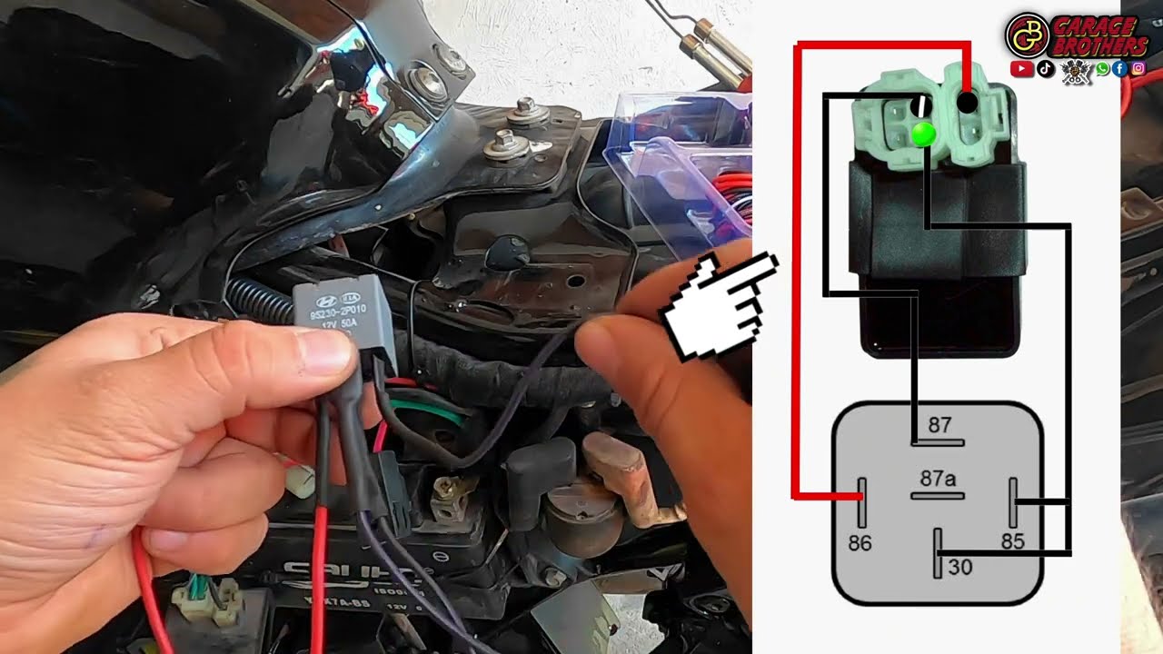 Instalación de inmovilizador de presencia 250z.  (Cdi de corriente directa)