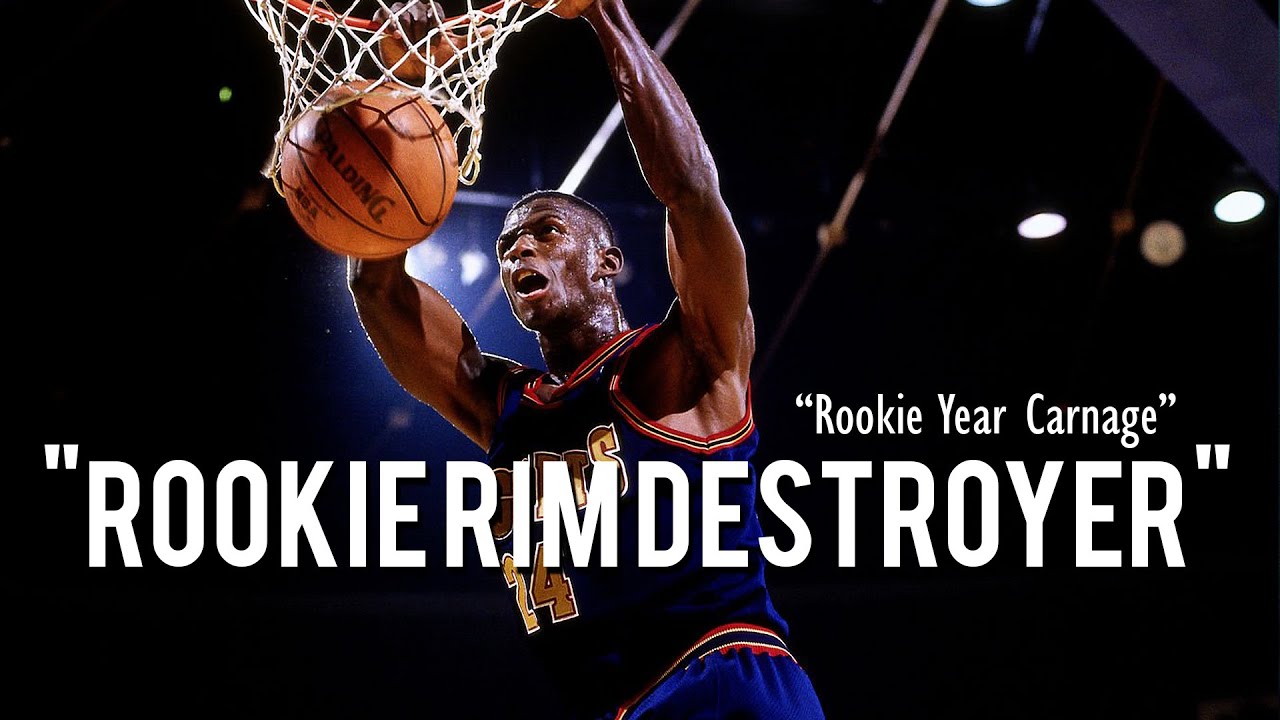 Top 10 Rookie Dunks of Antonio McDyess 1996 💥 | Alley-Oop Over Hakeem, Poster on Felton & More