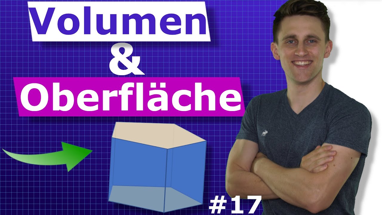 Prisma - Volumen und Oberfläche berechnen | #17
