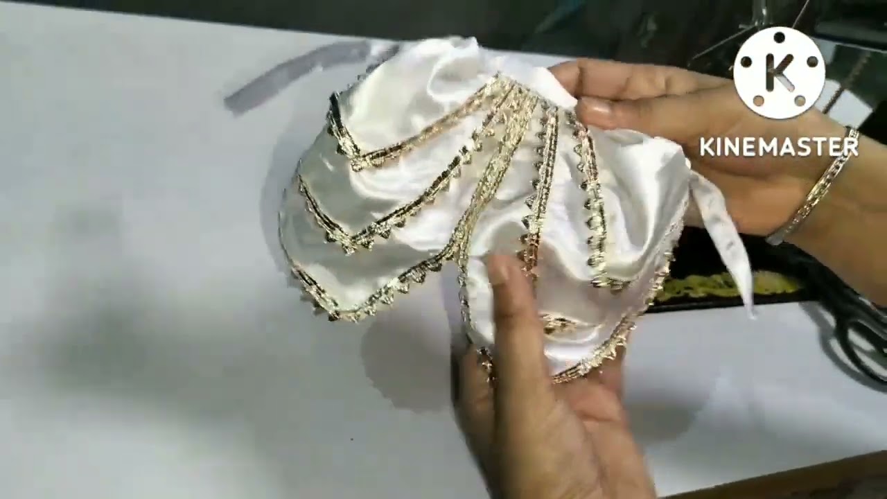 शरद पूर्णिमा पर 12 इंच के राधा कृष्ण की पोशाक आसानी से बनाएं 🙏