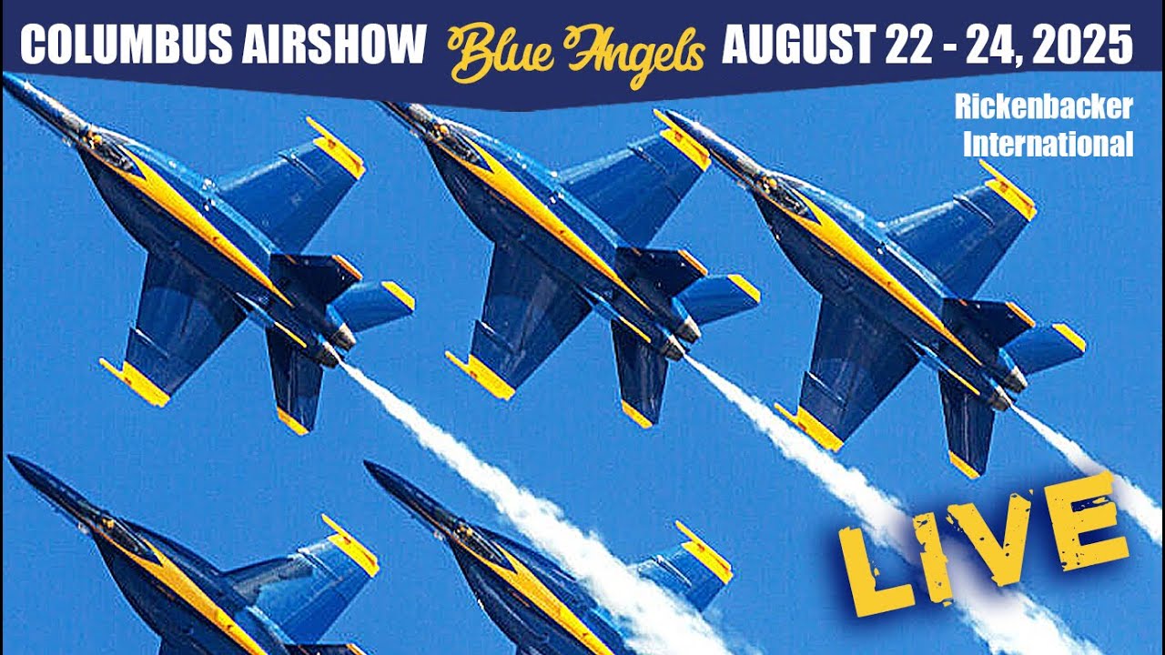 LIVE: Columbus Ohio Air Show 2025 (Friday)