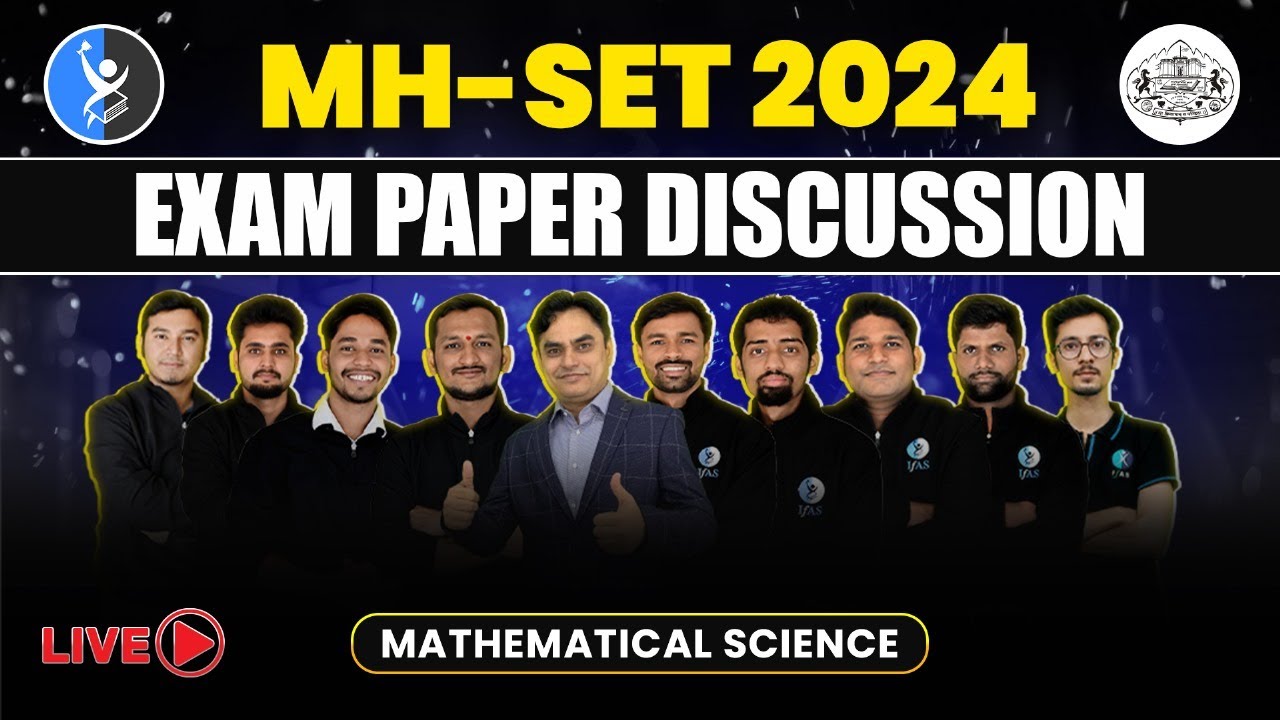 MH SET Mathematics Paper Solution | MH SET Mathematical Science
