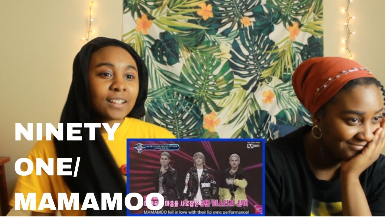 NINETY ONE X MAMAMOO | I CAN SEE YOUR VOICE REACTION