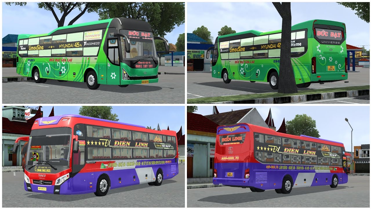 Share APK, Thaco 2018, Hyundai EX v4.4.1 | Bus Simulator Indonesia