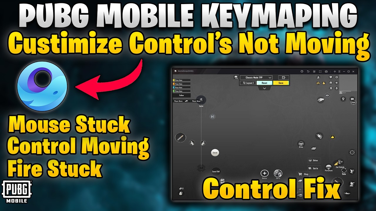 FIXED! Customize Button Not Moving in GameLoop (2026) | PUBG Mobile Key Mapping Problem