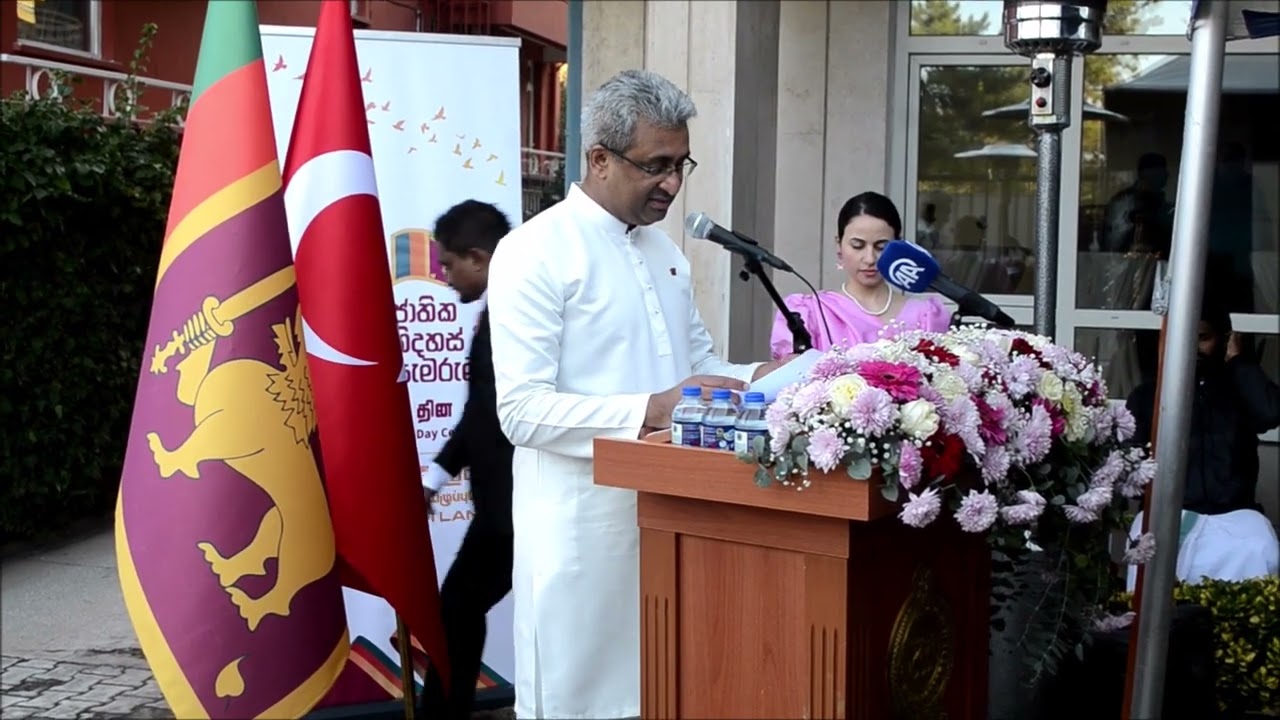 SRİ LANKA’NIN BAĞIMSIZLIĞININ 78  YILDÖNÜMÜ MÜNASEBETİYLE BAYRAK ÇEKME TÖRENİ DÜZENLENDİ