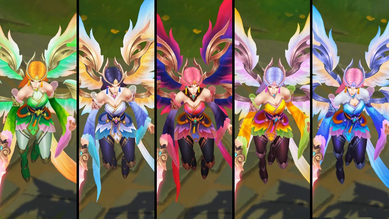 All Immortal Journey Kayle Chromas (League of Legends)
