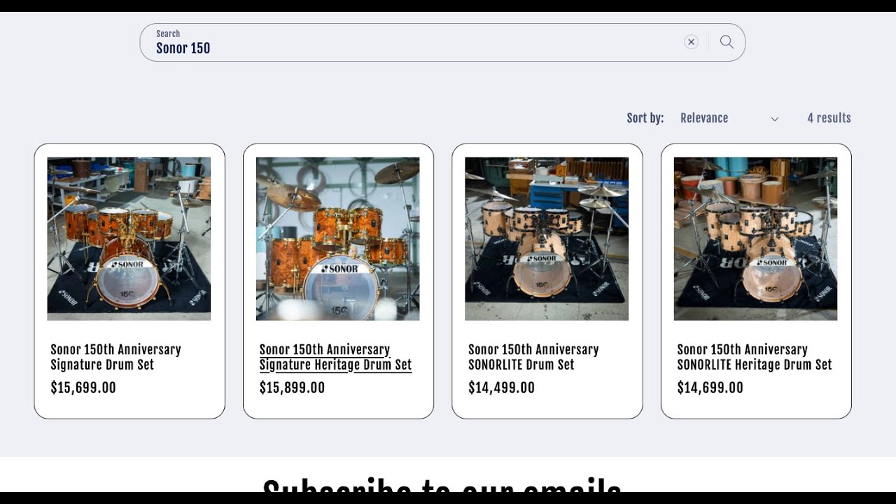 Commentary; What's going on with Sonor's 150th anniversary products?