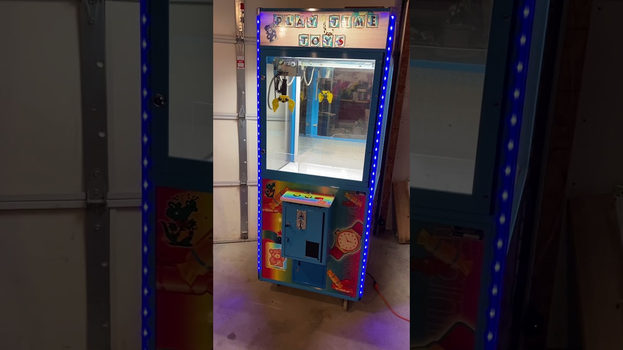 Play Time Toys Coast to Coast Candy Crane Claw Machine Restored