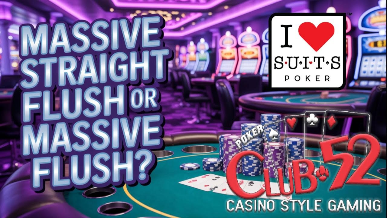 I ❤️ SUITS: CLUB 52 | MASSIVE FLUSH OR STRAIGHT FLUSH?!