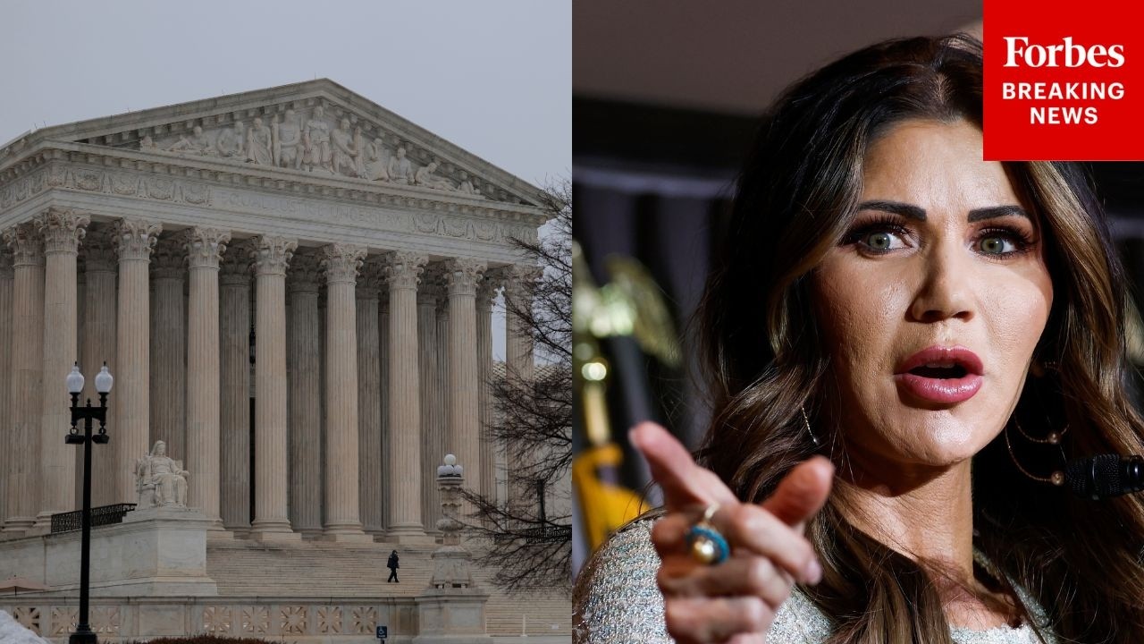JUST IN: Lawsuit Against Kristi Noem About Asylum Seekers Is Argued In Front Of Supreme Court