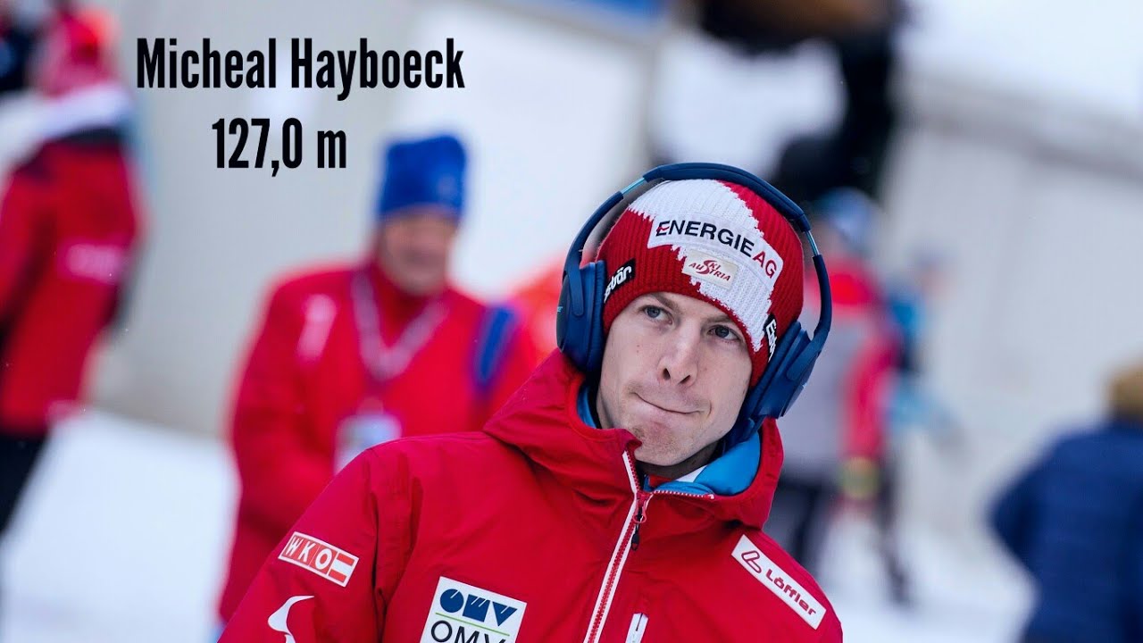 Michael Hayboeck 127,0 m (11.03.2019). Kwalifikacje Lillehammer Raw Air 2019