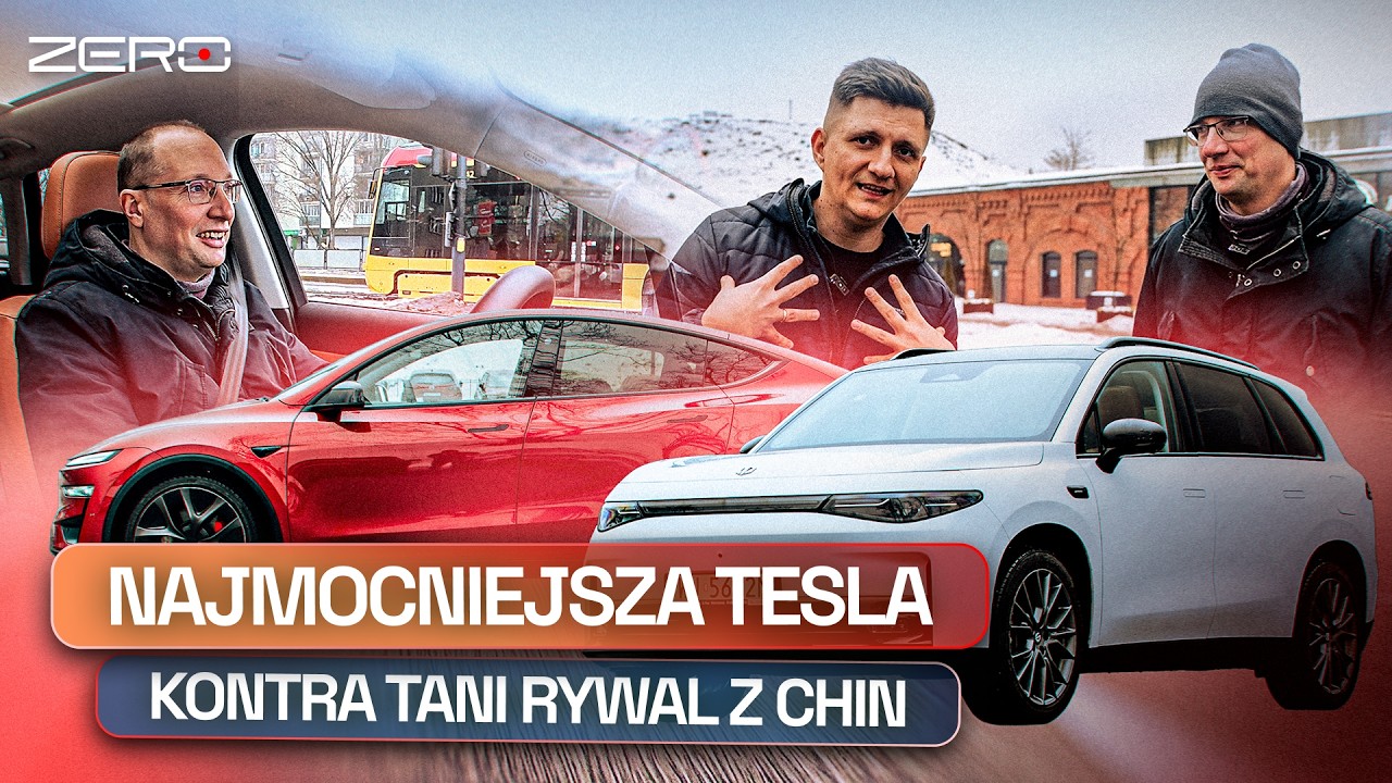 ZŁOMNIK TESTUJE. CHIŃCZYK POKĄSAŁ TESLĘ. POR&Oacute;WNANIE: MODEL Y VS LEAPMOTOR C10
