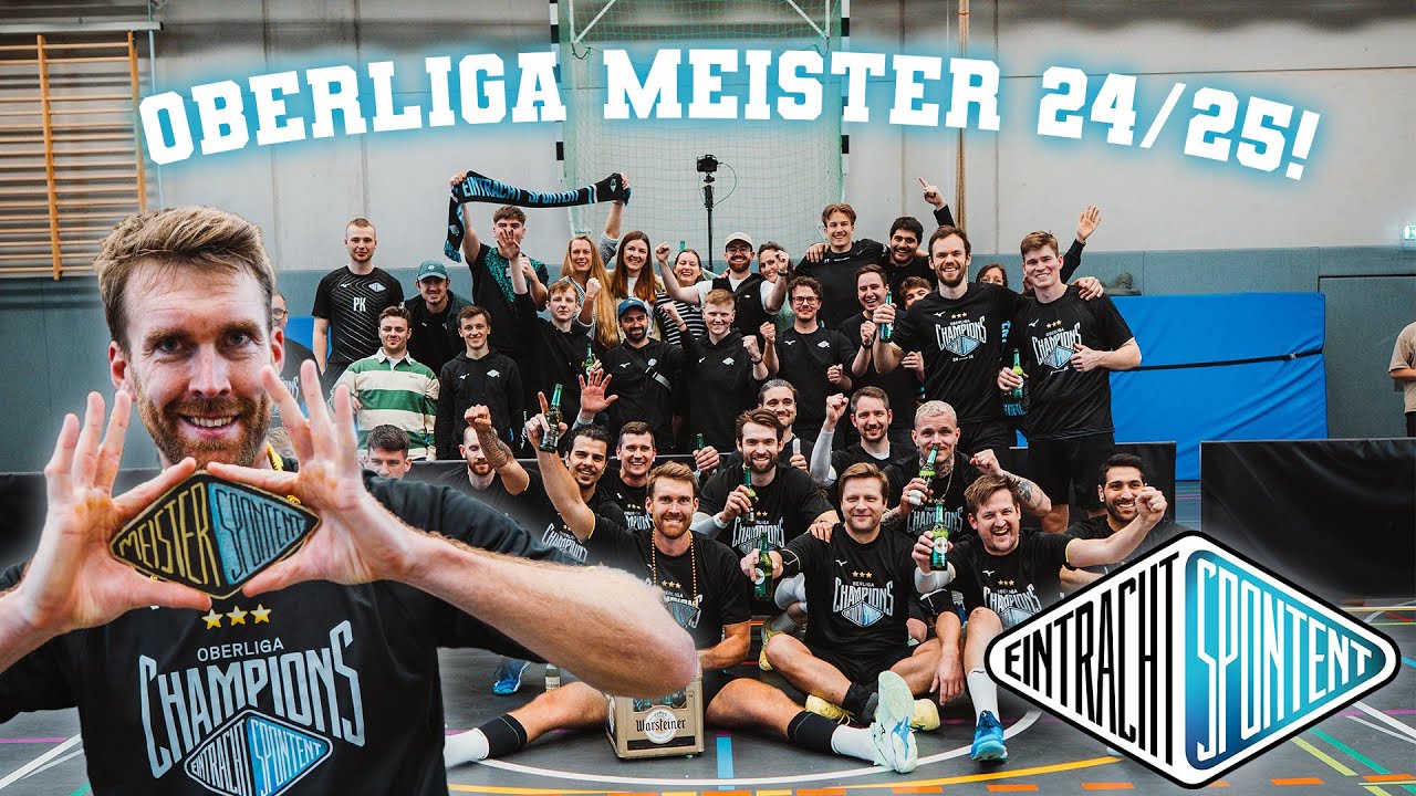 Wir sind OBERLIGA MEISTER!🎉🔥 | Eintracht SPONTENT Spieltagsvlog