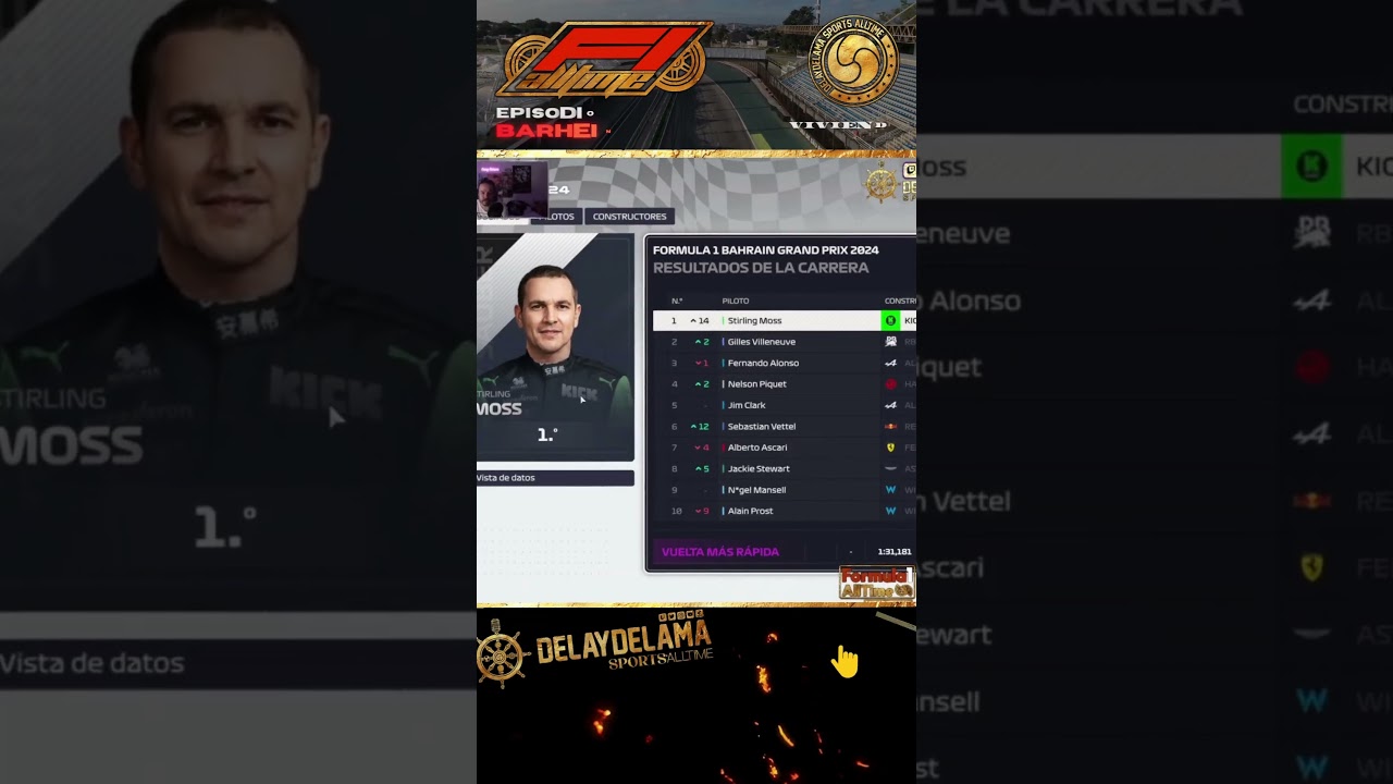 ¡POST CARRERA! C 🏁 F1 ALLTIME 🏎️ EP:1 [GP BARHEIN] 🔥