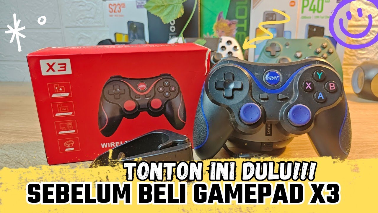 Tonton Ini Dulu!! Sebelum Beli Gamepad X3 - Penjelasan Cara Pakai Gamepad X3
