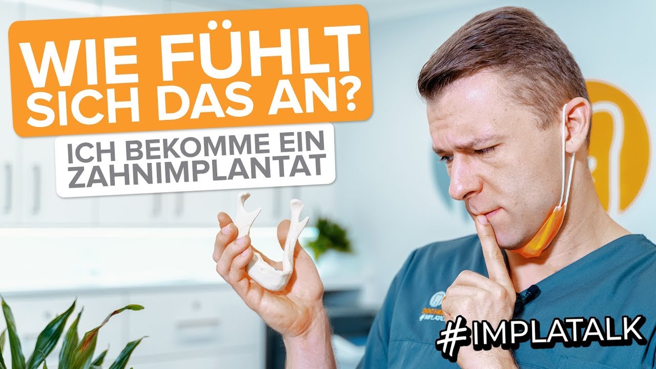 Wie fühlt es sich eigentlich an ein Implantat gesetzt zu bekommen?