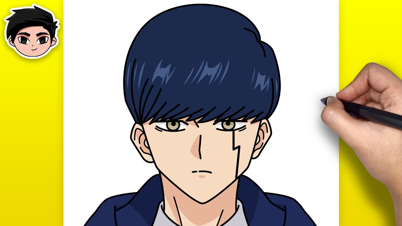 How to Draw Mash Burnedead from Mashle | Easy Step-by-Step