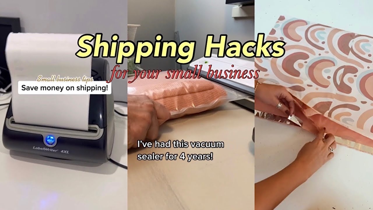 SHIPPING HACKS FOR SMALL BUSINESS| How to Save MONEY on Shipping Rates