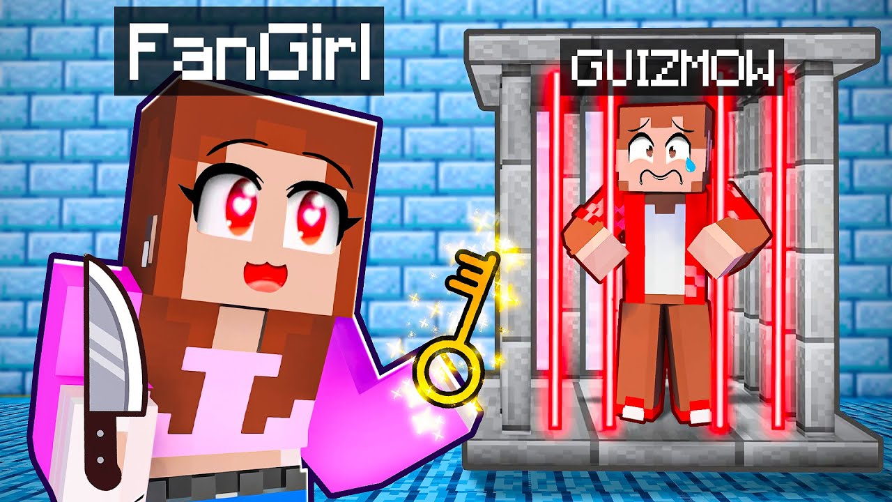 KIDNAPPÉ par ma FANGIRL sur Minecraft !