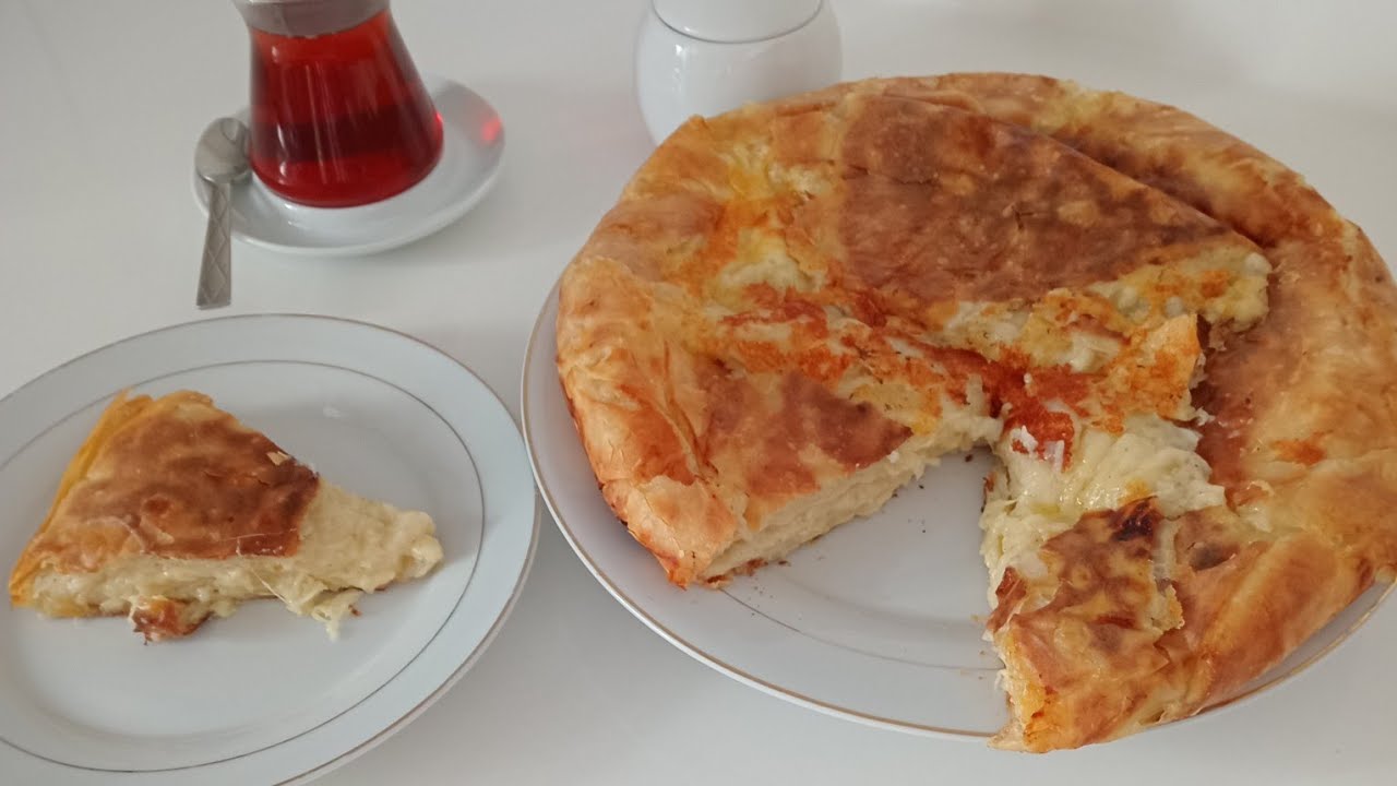 HAZIR YUFKADAN TAVA BÖREĞİ / SIMPLE PIE MADE BY READY PASTRY QUICK AND EASY.