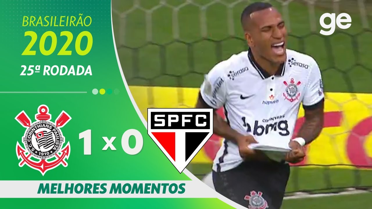 CORINTHIANS 1 X 0 SÃO PAULO | MELHORES MOMENTOS | 25ª RODADA BRASILEIRÃO 2020 | ge.globo