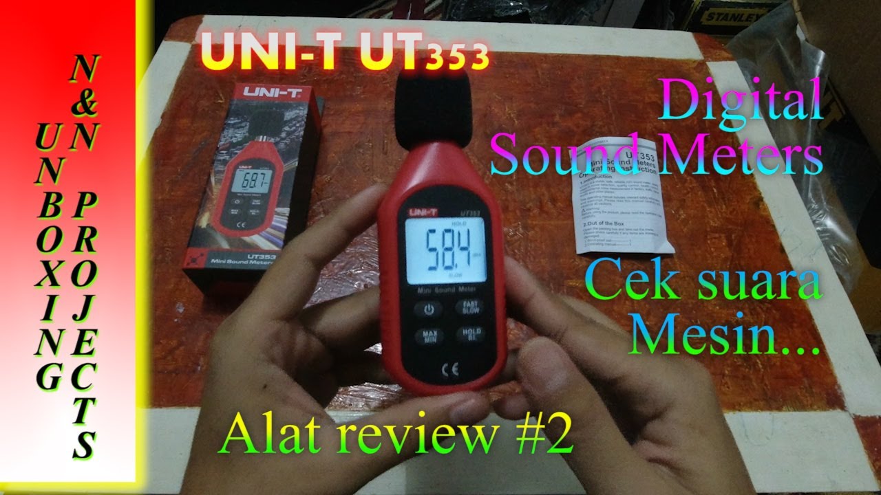 Unboxing UNI-T UT353 Mini Sound Meters