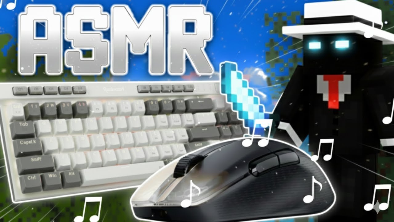BedWars ASMR - Hard PvP & Epic Kills | Keyboard & Mouse Sounds | #48