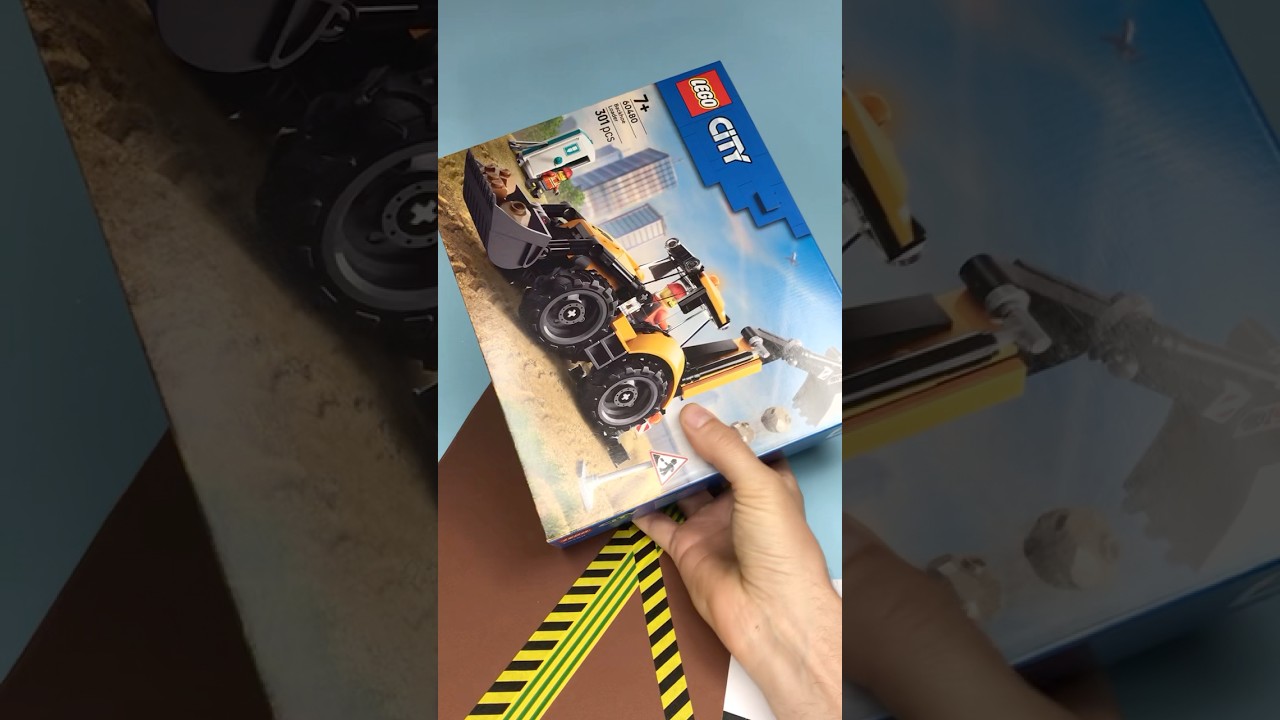 LEGO City #60480 Backhoe Loader set is here! Time to brick it UP 🚜⛓⛓ #rlfm #reviews #gifted