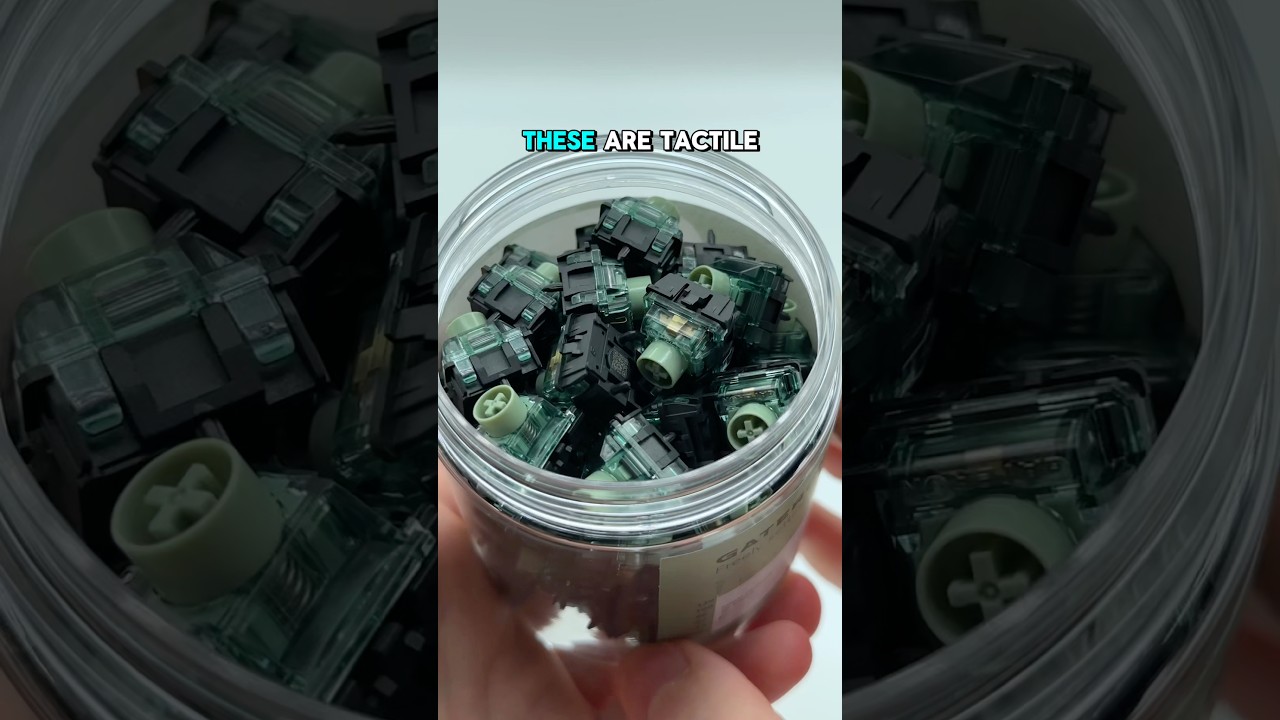 First TACTILE Magnetic Switch | Gateron Jade Emerald #keyboard #halleffect #gateron #JadeEmerald