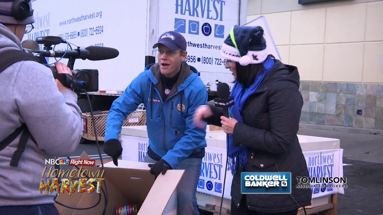 Hometown Harvest Food Drive with KNDU and Coldwell Banker