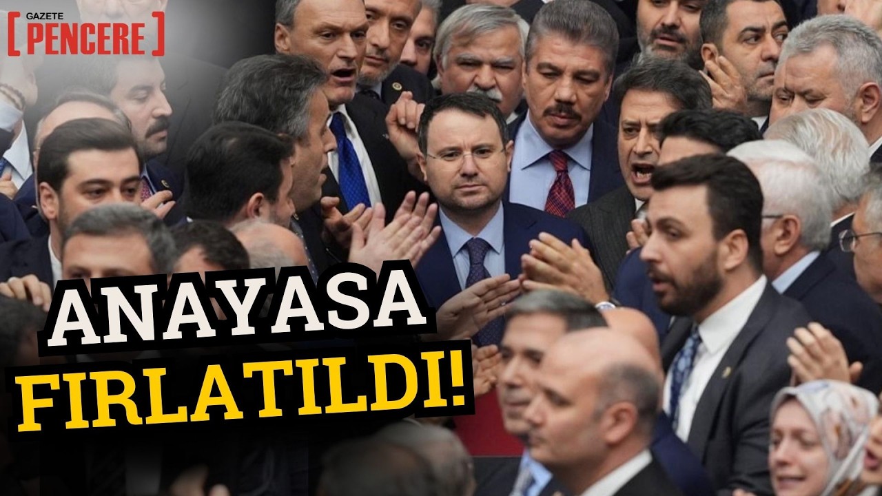 TBMM'de tarihi anlar... Akın Gürlek ve Mustafa Çiftçi AKP'li vekillerin korumasında böyle yemin etti