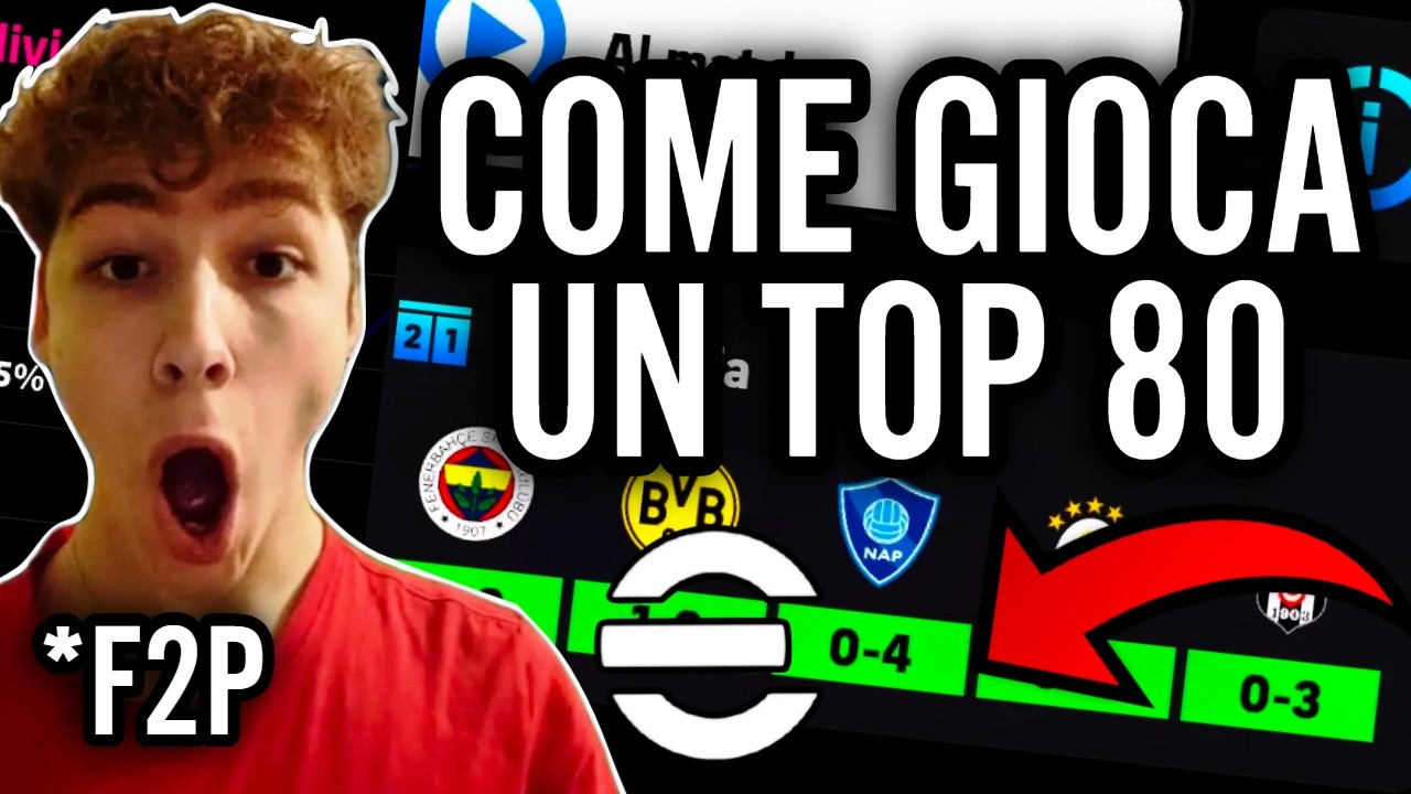 COME UN TOP 80 F2P VINCE TUTTE LE PARTITE IN DIVISIONI😱‼️EFOOTBALL26 ITA