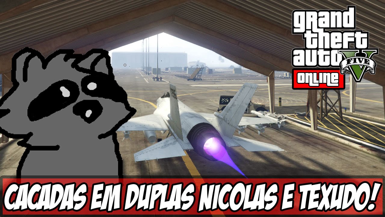 GTA V - Caçadas Em DUPLAS! Estretégia TENSA! (Ps4)