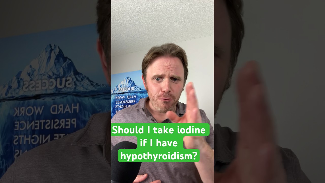 Should I take iodine if I have hypothyroidism, or Hashimotos #Hypothyroid #hashimotos #justinhealth