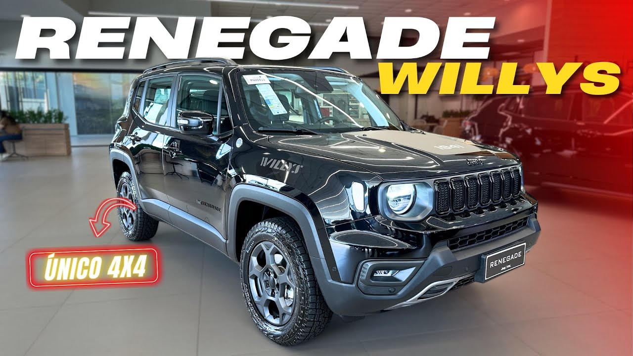 RENEGADE WILLYS 4X4 T270 - O SUV compacto 4x4 mais off-road do Brasil!