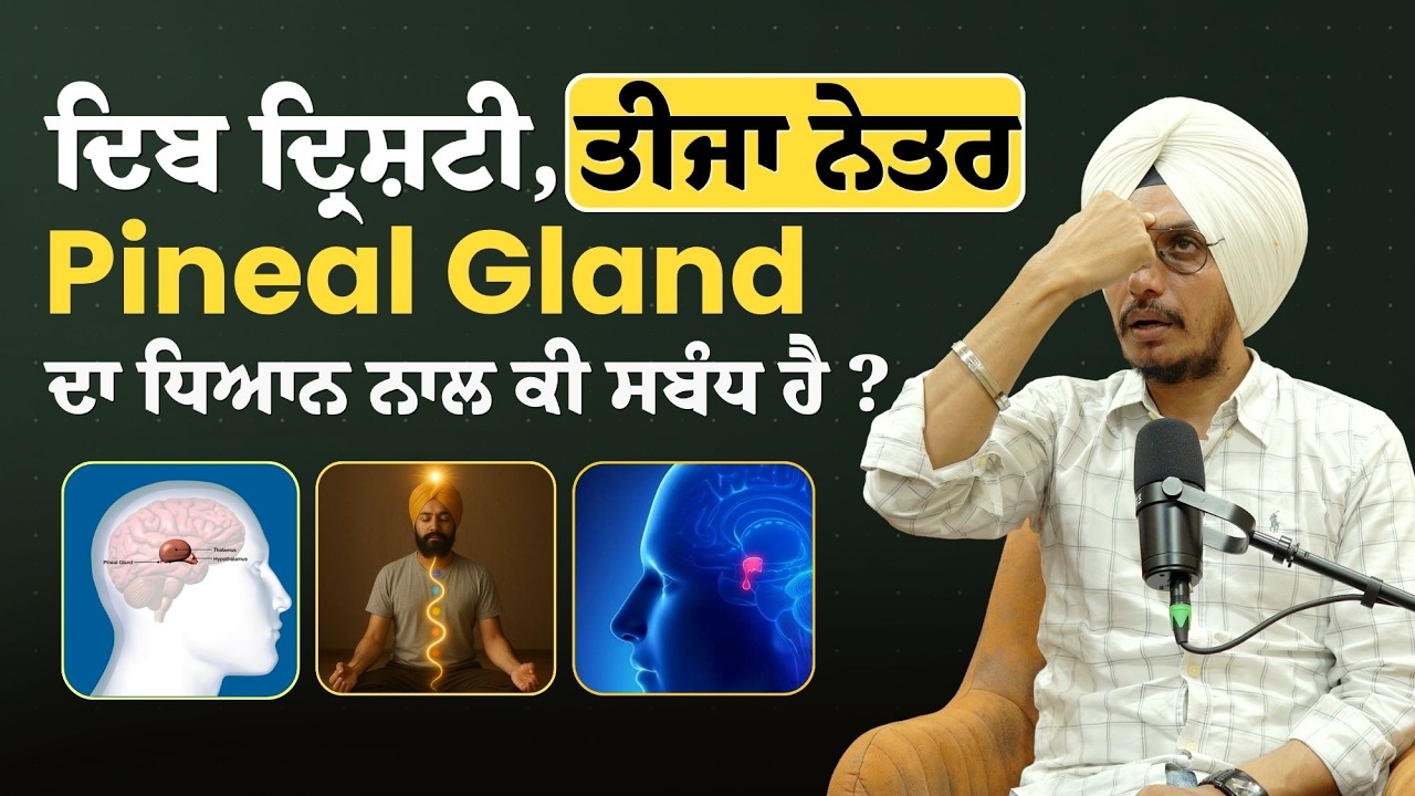 Pineal Gland, ਤੀਜਾ ਨੇਤਰ ਤੇ ਦਿਬ ਦ੍ਰਿਸ਼ਟੀ ਦਾ ਰਾਜ | Third Eye Explained Punjabi..