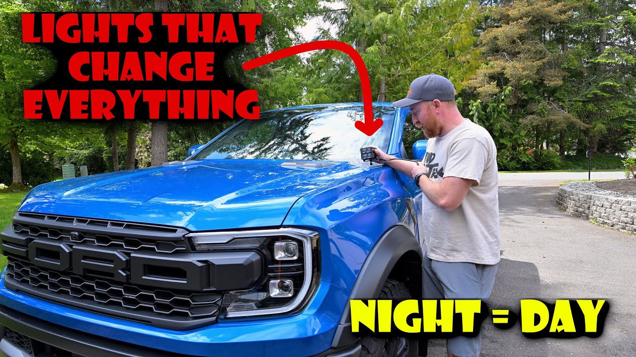 Installing Ditch Lights on a Ford Ranger Raptor – GAME CHANGER for Off-Roading!