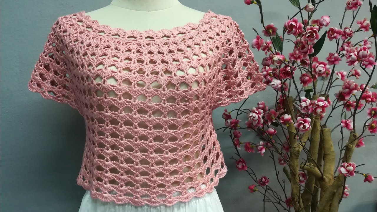 ถักเสื้อโครเชต์ ตอนที่ 2/3