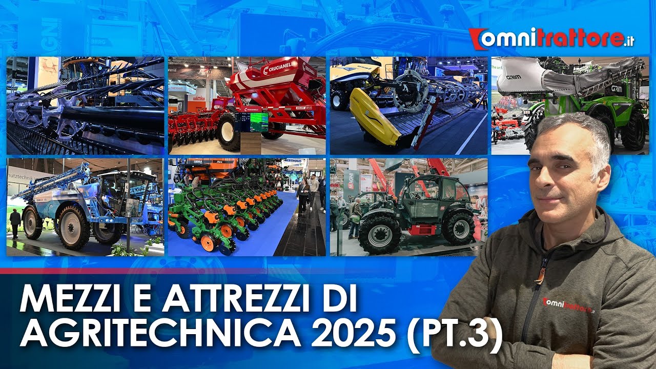 Novità trattori | attrezzature | Agritecnica 2025 (Parte 3)