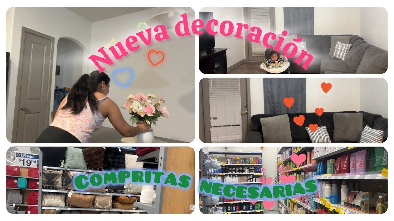 COMPRAS en WALMART 🫶🏼 DECORANDO mi HOGAR 🏠 CUÁNTO GASTÉ ?😱