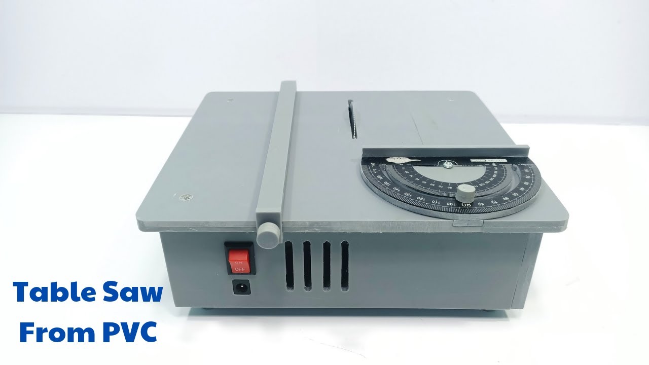 Homemade Mini Table Saw From PVC V2| Ideas And Creative From PVC.