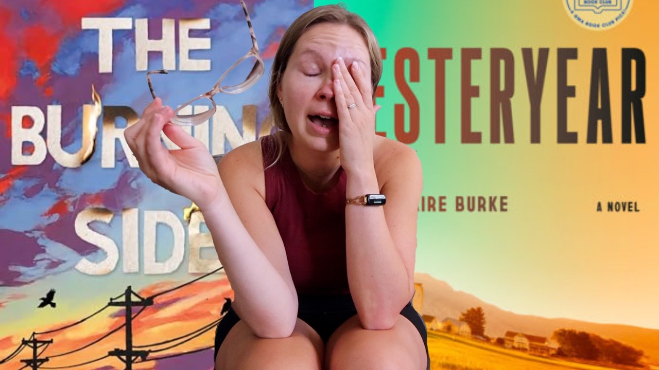 I Read Yesteryear & The Burning Side... and One Absolutely Wrecked Me 😭 | Reading Vlog
