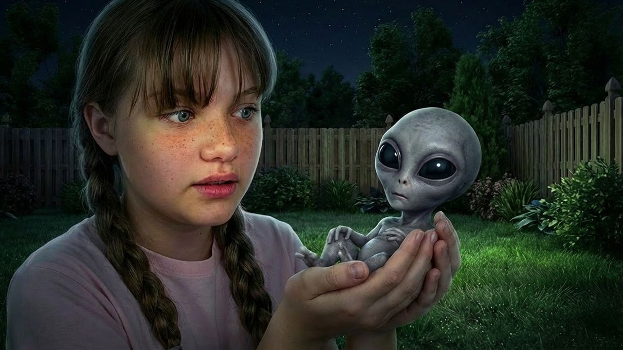 TiNY Alien Found in Our Yard! Aubrey and Caleb Search for Aliens 👽 (Fictional Family Skit)