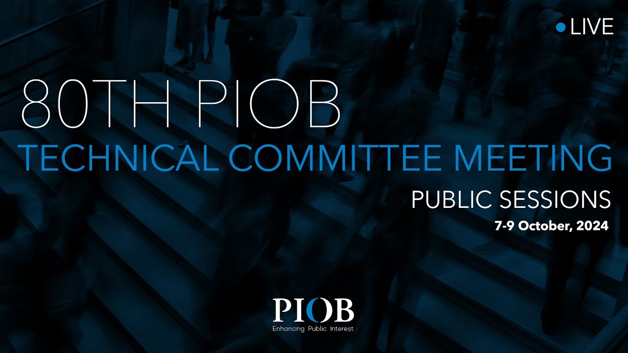 80TH Technical Committee meeting - IESBA Public Session