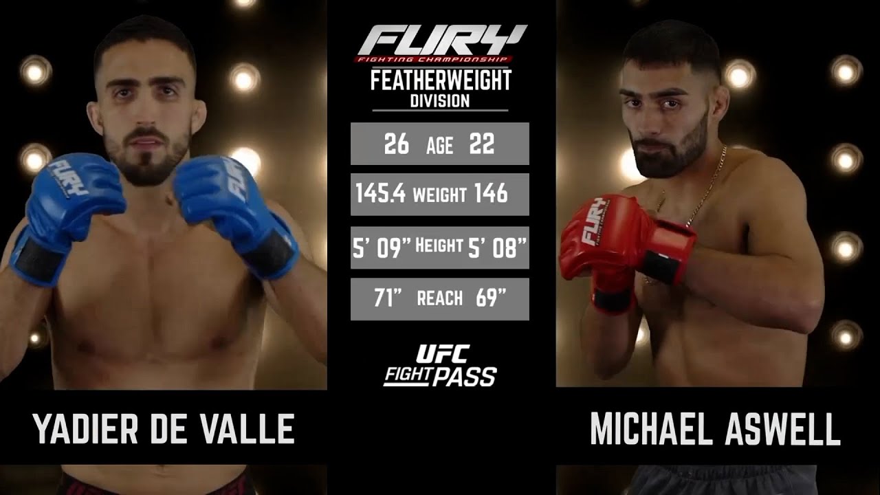 Fury FC 80: Michael Aswell vs Yadier Del Valle | June 25, 2023