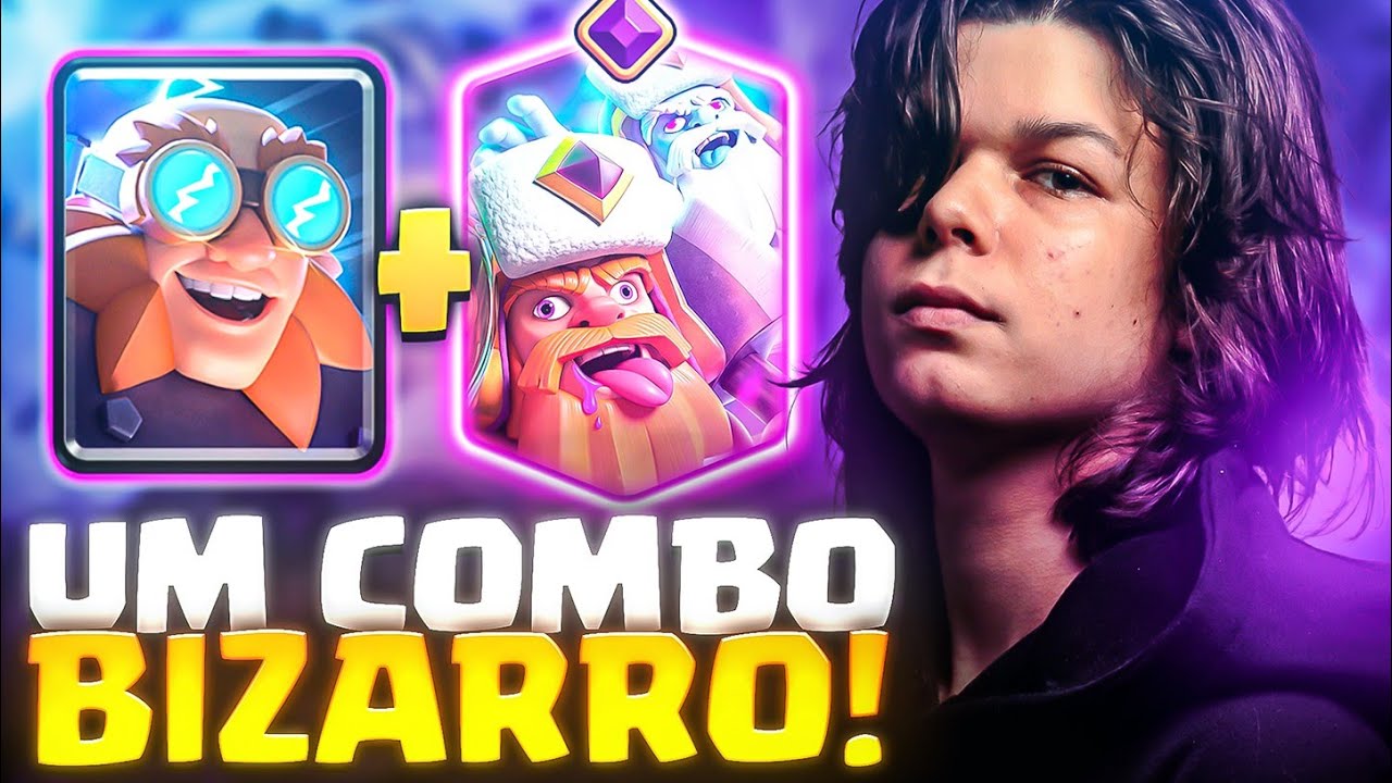 ESSE COMBO ME LEVOU AO TOP 10 DO MUNDO NO CLASH ROYALE *GIGANTE ELÉTRICO*