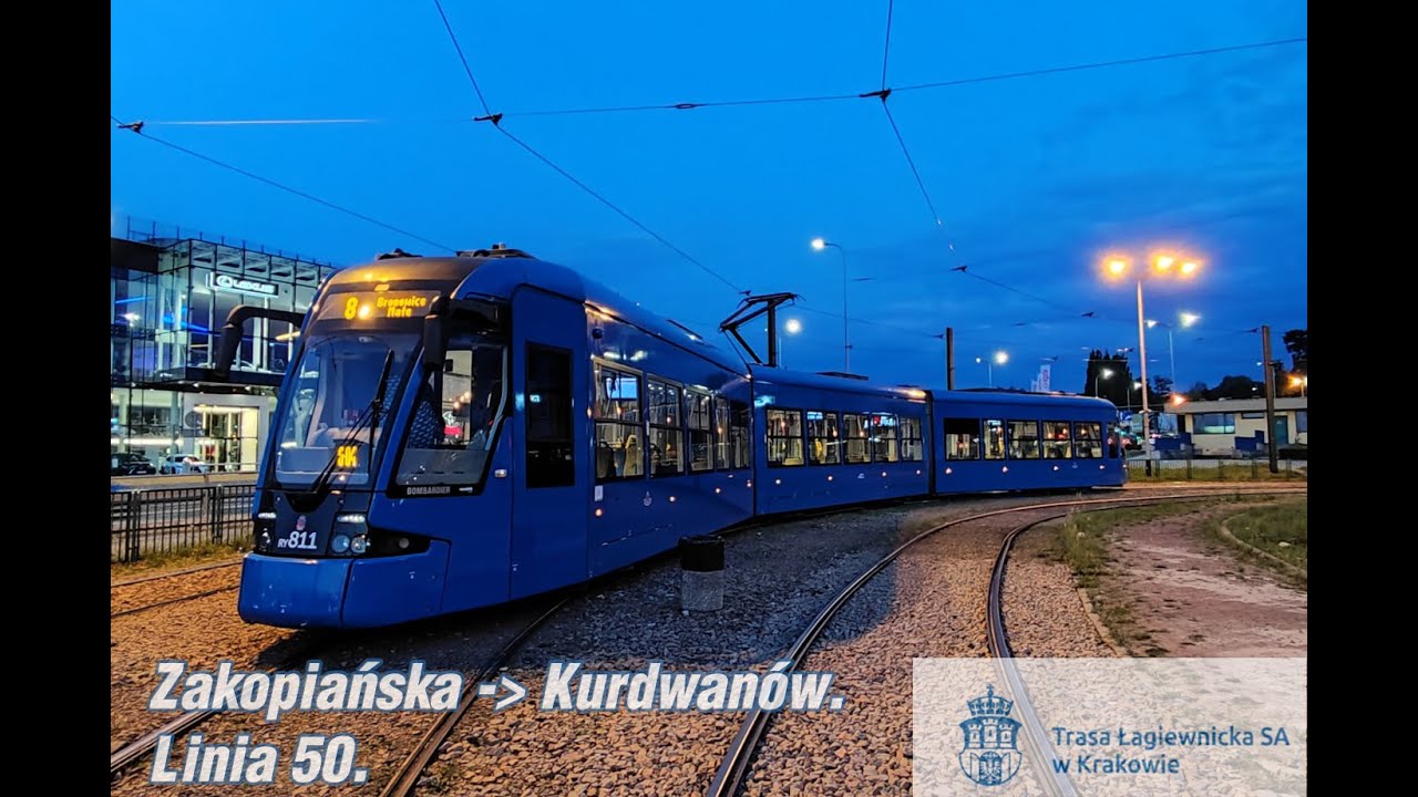 [CABVIEW] Przejazd Trasą Łagiewnicką widziany oczami motorniczego.