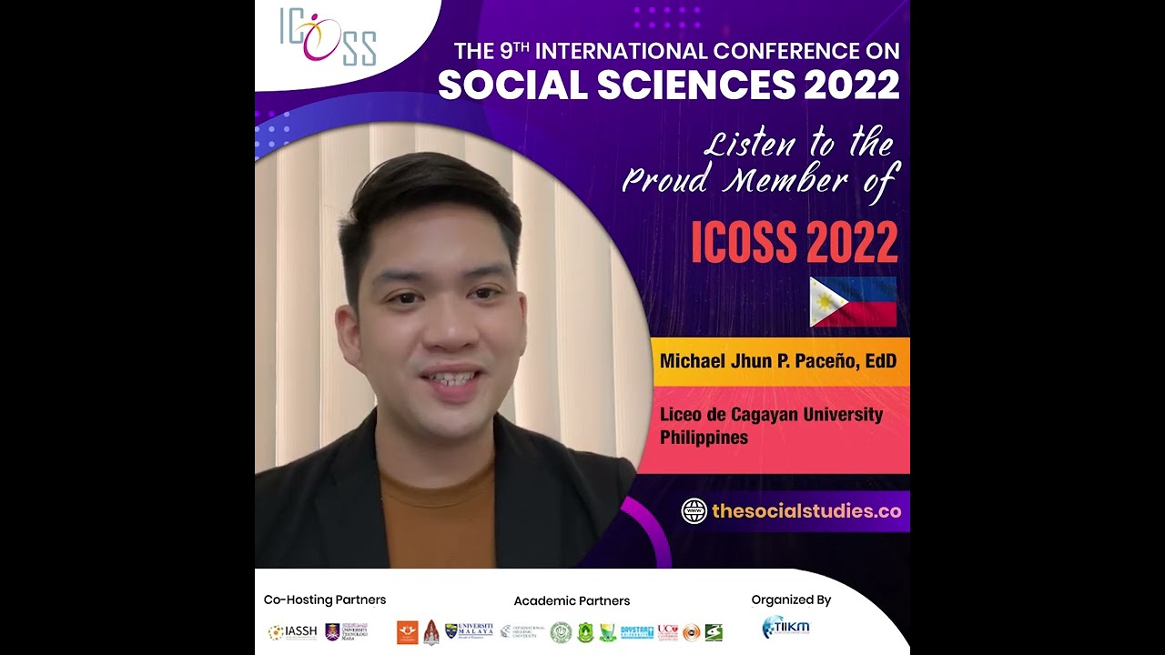Listen to the 9th International Conference on Social Sciences 2022 #proud  Member